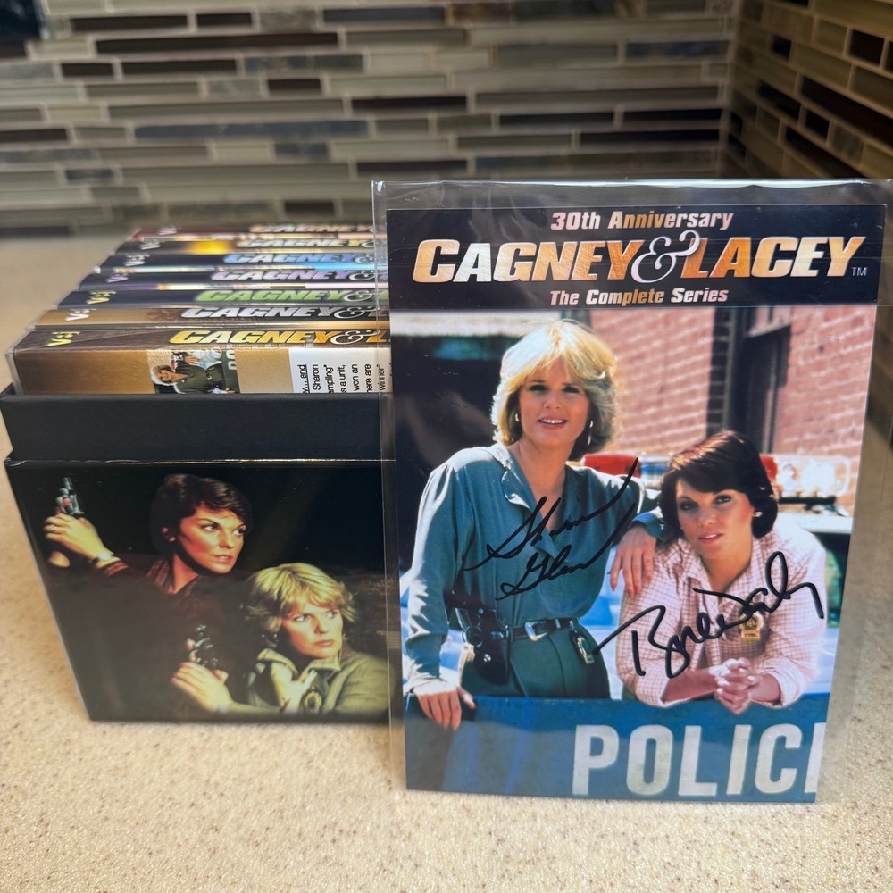 Cagney & Lacey Signed Photo & Complete Series 30th Anniversary Ltd. Edition DVDs